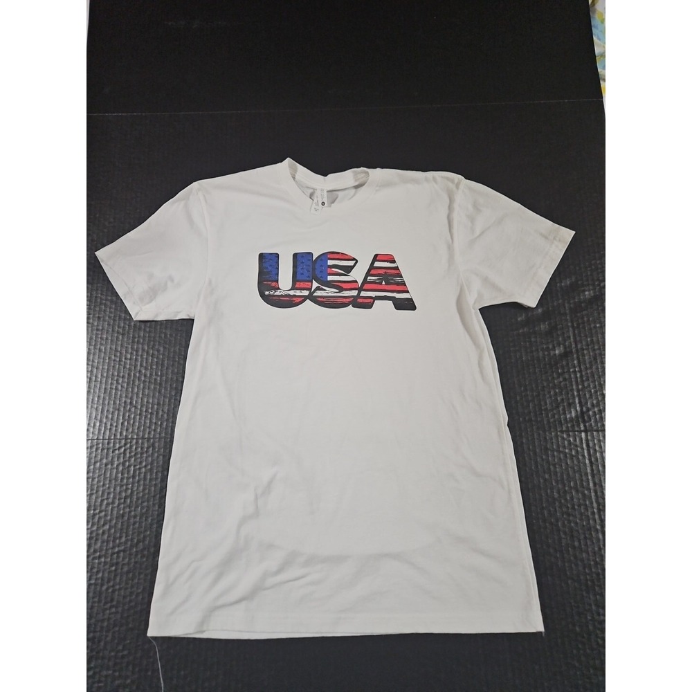 Next Level Mens‎ White Tshirt USA size Medium